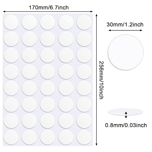 JANYUN 280 Pcs Double Sided Sticky Dot Stickers, Round Putty Clear Tack | - Image 2