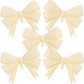 Vuzvuv 5 Pcs 30 Inch Foil White Bow Balloons by Vuzvuv
