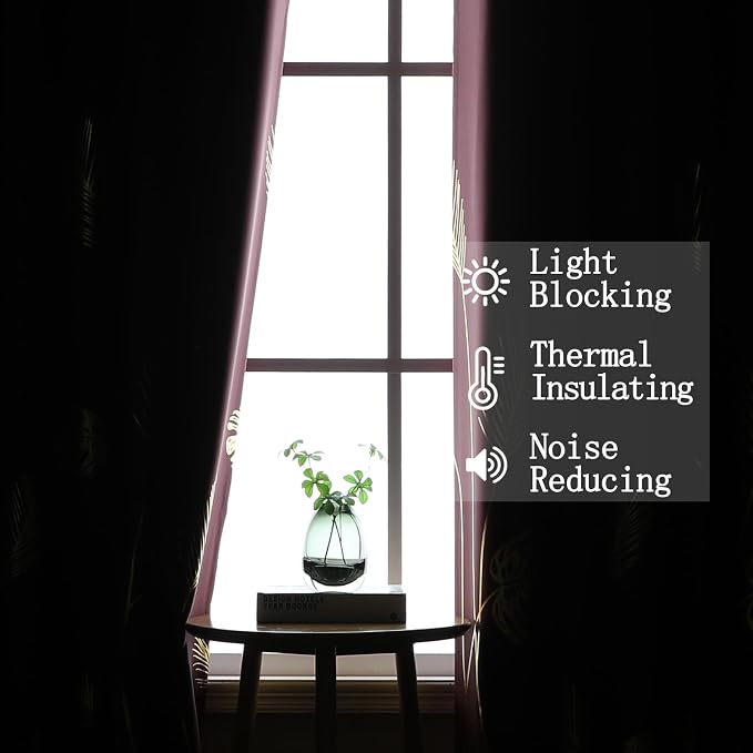 Burgundy Red Room Darkening Curtains 63 Inches Long - Image 6
