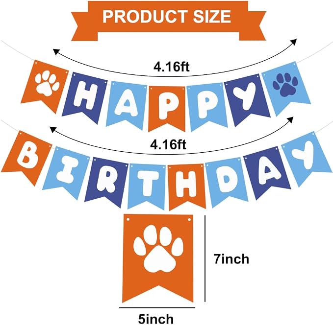 Happy Birthday Banner Pre-Strung Birthday Decorations Birthday Party Backdrop - Image 3