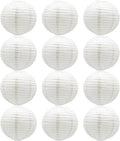 White Chinese Paper Lanterns Japanese Round Shape Hanging Ceiling Decor by BARTHEW
