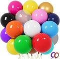 32Pcs Big Balloons 18 Inch Assorted Colors, Round Large Latex Party Balloons by Qikoolaa