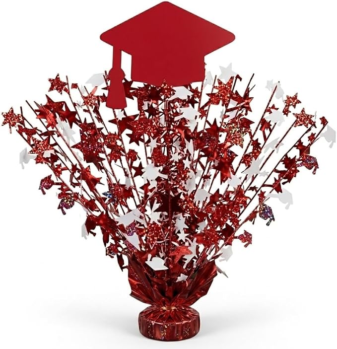PMU Graduation Centerpieces for Table 2026, Grad Balloon Weight Centerpiece by PMU