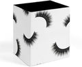 Pen Holder Black Eyelash White, Desk Accessories Pencil Cup by JZDACH