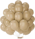PartyWoo Light Brown Balloons 101pcs Nude Neutral Boho Tan Fall Color | 12 Inch by PartyWoo