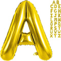 Gold Letter Balloons 40 Inch Large Letter A Balloon Aluminum | Foil Mylar Big by YUNSHANGMO
