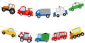 Hooqict Happy Birthday Banner Transportation Birthday Decorations Car Train by Hooqict