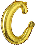 18 inch Gold DIY a-z Handwriting lowercase letters name Foil balloon Letter by REIANS
