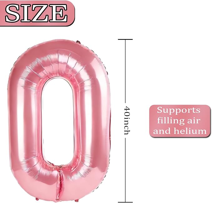 40 Inch Number 81 Balloons for 81st Birthday Party Decorations, 0-100 Jewelry - Image 4