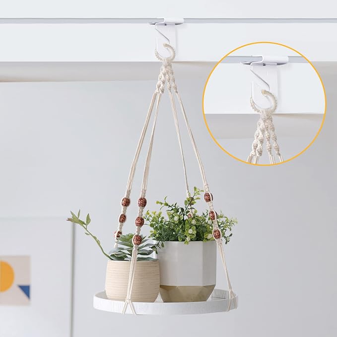 30 Pairs Drop Ceiling Hooks for Hanging, Suspended Track Ceiling Tile Clips - Image 7