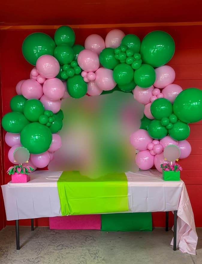 Pink and Green Balloons, Dark Pink Balloons - Image 5