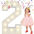 4FT Light Up Numbers Letters, Mosaic Numbers by MerryMosaics
