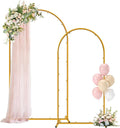 Metal Arch Backdrop Stand, 7.2FT+6FT Wedding Arches Frame, Balloon Arch Backdrop by Chesjin