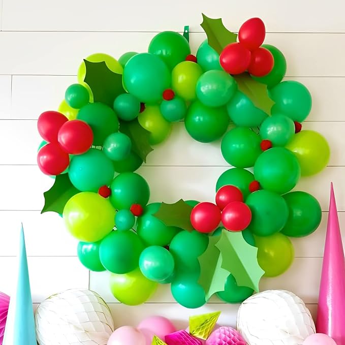 Voircoloria 105pcs Green Party Latex Balloons, 12inch | - Image 7