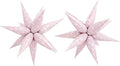 2Pcs Pink Macaron Polka Dot Explosion Pointed Star Foil Balloons/Candy Color by baoonworlld