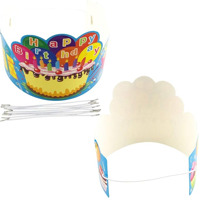 Fancy Land Birthday Crowns for Kids Pack of 30 Classroom Must Haves Pre K | - Image 2