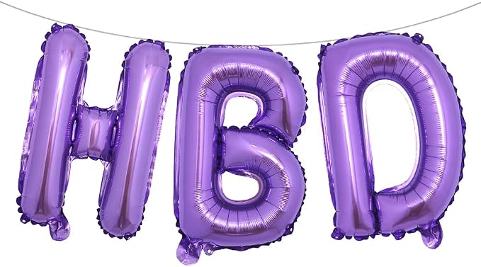 16 Inch HBD Balloons for Boho Birthday Party Decorations by RUIANSI