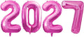 Hot Pink 2027 Foil Number Balloons by GOER