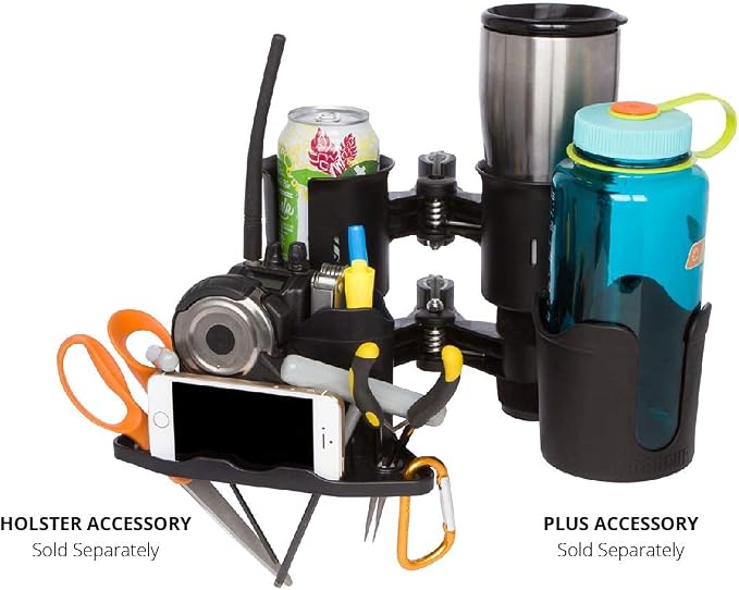 Patented Clamp On Boat Cup Holder |Multifunction Dual Drink Caddy - Image 5
