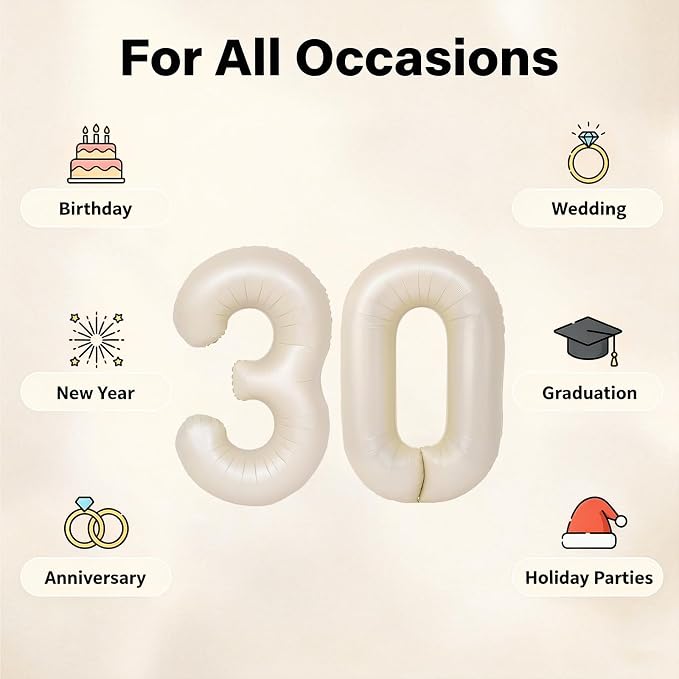 Number Balloons for Birthday Decorations - Image 5
