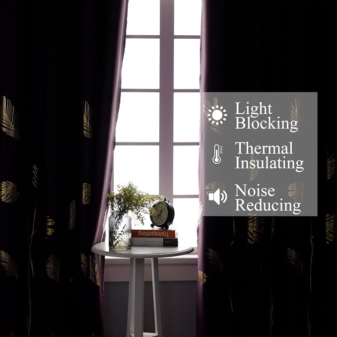 Purple Blackout Curtains for Living Room - Image 6