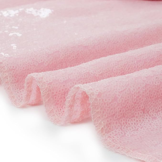 Eternal Beauty Pink 3mm Sequin Backdrop 20x10 Ft - Image 8
