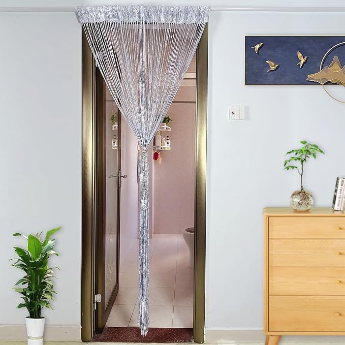 Home Decor Sequin Curtain for Doorway, Door String Curtains, 39x79 inch Closet - Image 2