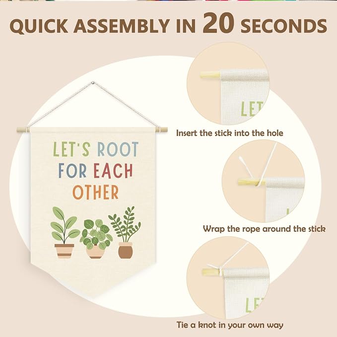 Boho Plant Greenery Classroom Decor, Let's Root - Image 6