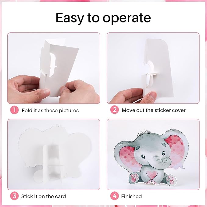 12 Sets Elephant Baby Shower Balloon Stand Kit - Image 5