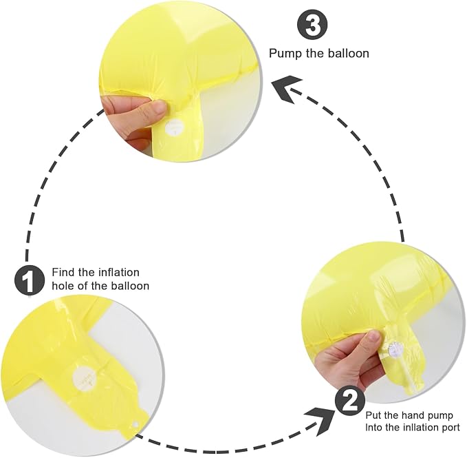 0 Balloon Number 40 Inch Yellow Balloons - Image 6