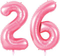Number 26 Balloons for 26th Birthday Party Decorations, 0-100 Large No.26 by Joycard