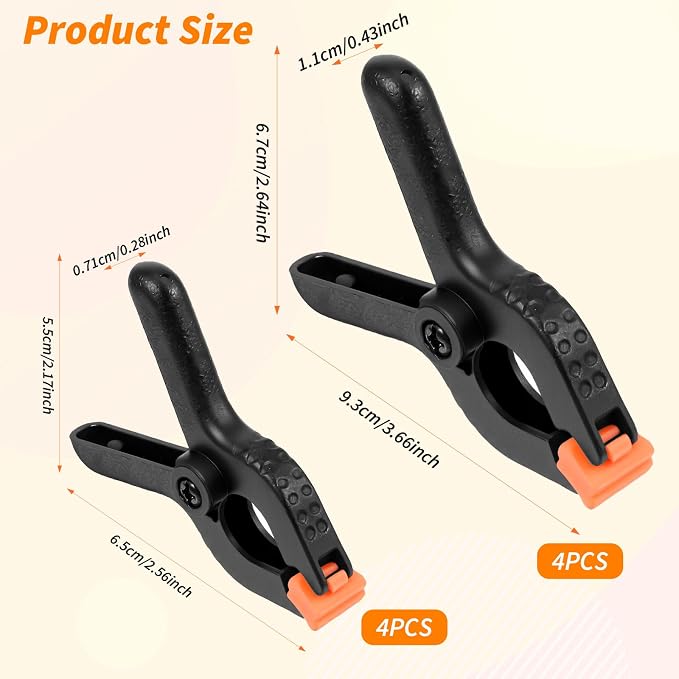 8Pcs Balloon Arch Clips for Balloon | Anti-Slip Plastic Spring Clamps Arch - Image 2