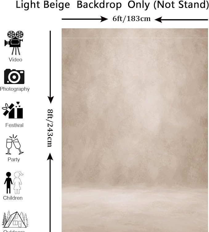 Abstract Photography Backdrop for Photoshoot 6x8ft, No Stand | Professional - Image 4
