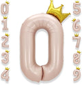 AULE 40 Inch Big Pink 0 Balloon Number by AULE