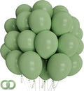 Sage green Balloons 100 Pack 12 inch Round Helium Olive Green Balloons by ASIYUHY