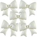 Vuzvuv 5Pcs 38 Inch Giant White Bow Balloon by Vuzvuv