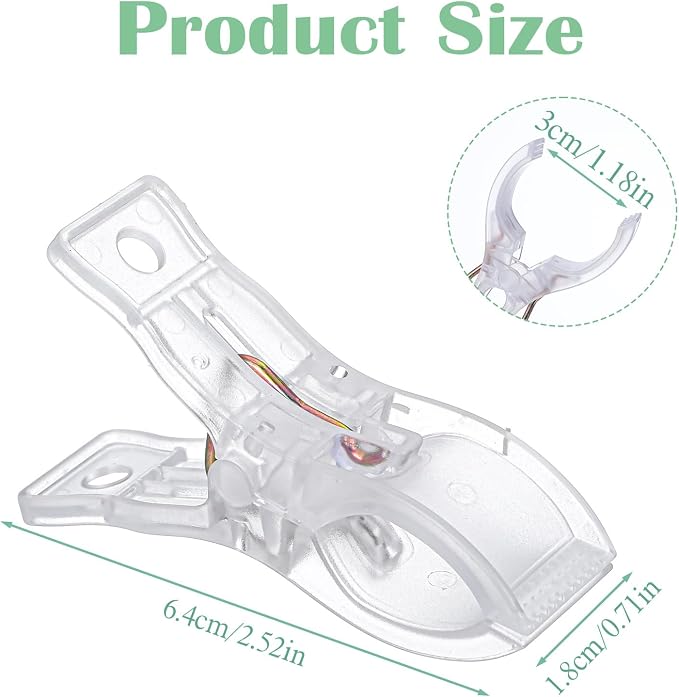 10 Pcs Balloon Arch Clips, 2.5 Inch Clips - Image 2