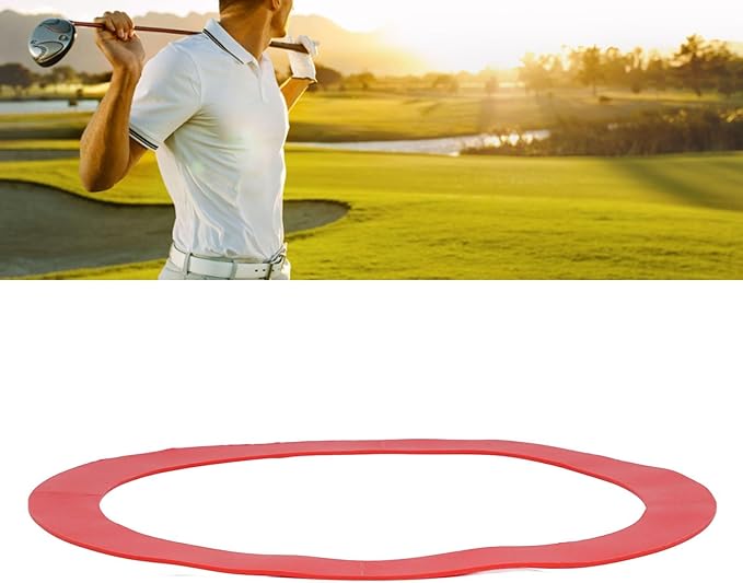 Golf Practice Target Ring, Thin Silicone Vibrant Target Indicator GolfTargets Circle for Putting, Chipping, Pitching for Training