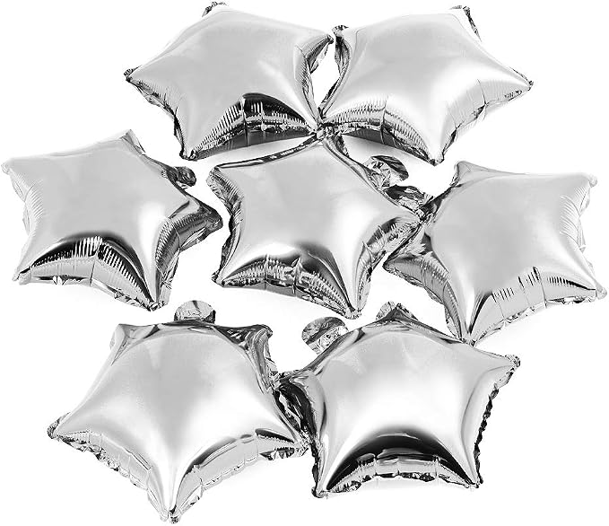 Star-shaped Foil Balloons, Birthday & Event Decorations | Mini Size by MOWO