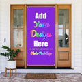 Custom Door Cover Banner, Pictures Text Logo, 35.4x72.8 Inch, Indoor Outdoor by ZOLRITH