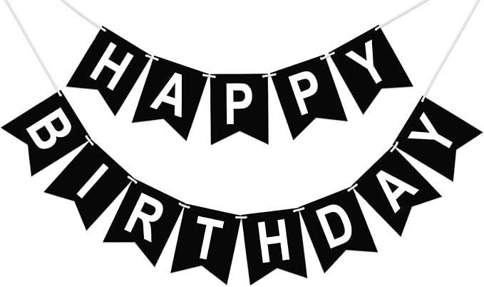 Happy Birthday Banner Birthday Party Banner NO DIY Happy Birthday Sign | by KINGLAKEGARDEN