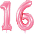 Number 16 Balloons for 16th Birthday Party Decorations, 0-100 Large No.16 by Joycard