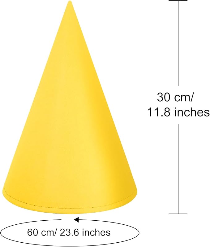 SATINIOR Gnome Hats Felt Crayon Accessory Fairy Dunce Witch Dwarf Cone Hat - Image 5