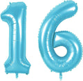 Number 16 Balloons for 16th Birthday Party Decorations, 0-100 Large No.16 by Joycard