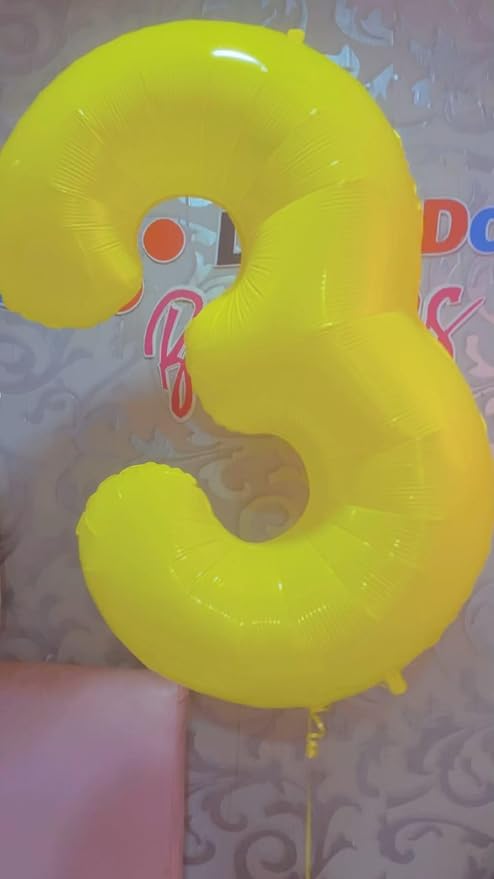 Yellow Number 9 Balloon 40 Inch - Image 7