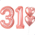 40 inch Rose Gold Birthday Balloons by Unknown