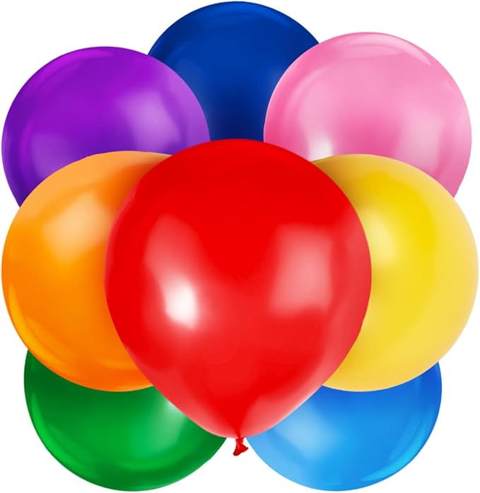LovesTown 12 PCS Assorted Rainbow Large Balloons, 36 Inch Latex Colors | Giant by Lovestown