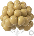 Tan Balloons 12 inch, Light Brown Latex 50pcs Party Balloons | Boho, Baby Shower by Awenztech