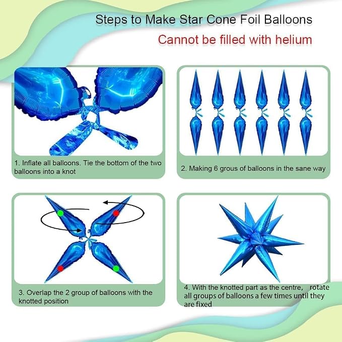 Orange Gingham Balloons Iridescent Checkered Explosion Star Balloons Gingham - Image 8