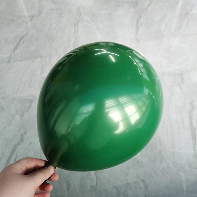 5 inch Dark Green Party Balloons - Image 5